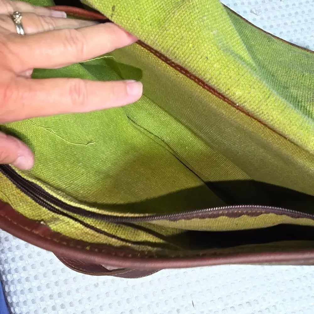 HANDMADE GENUINE LEATHER MESSENGER 15